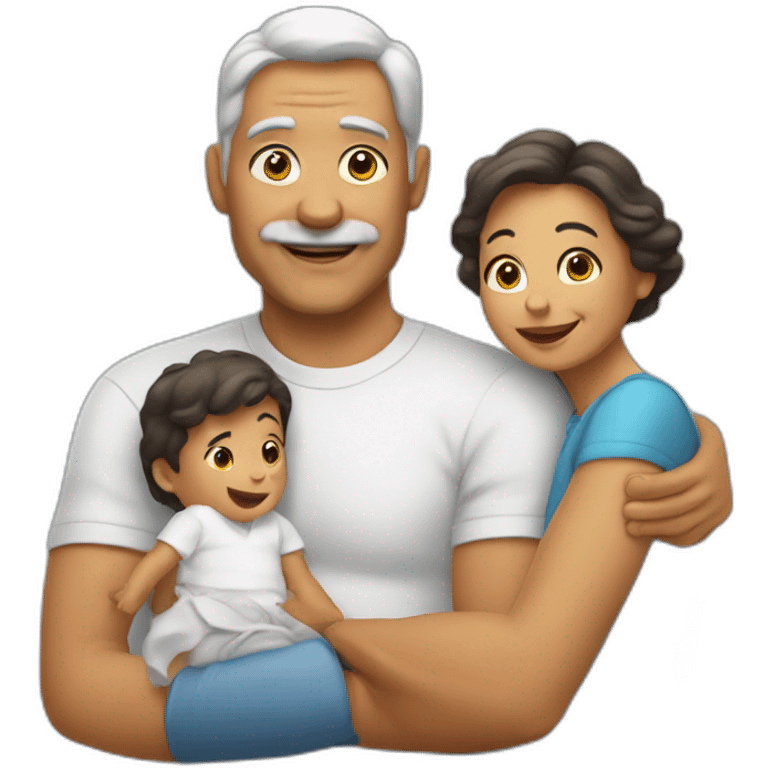 Papa sur maman emoji