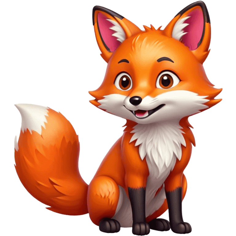 animated fox emoji