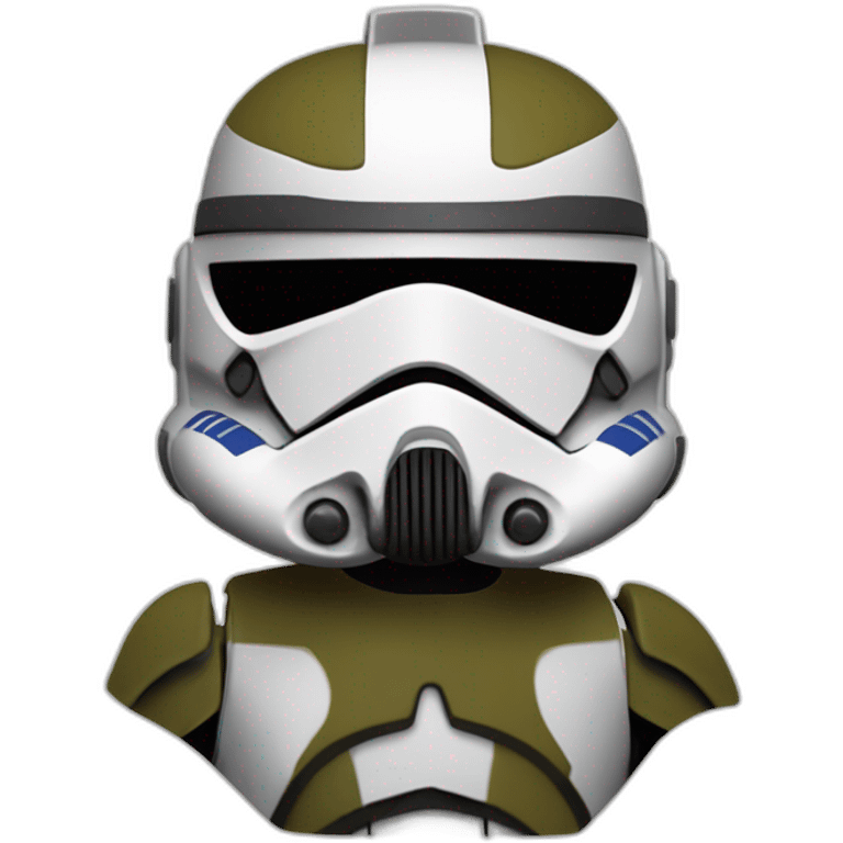 Clone trooper 337th Star Corps from Clone wars emoji