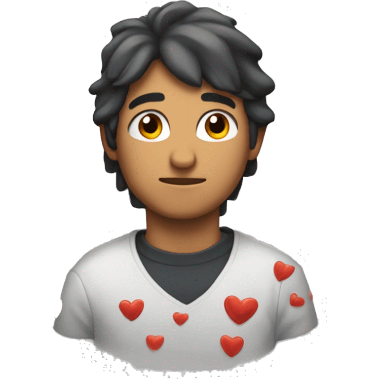 Corazón humano con grietas emoji