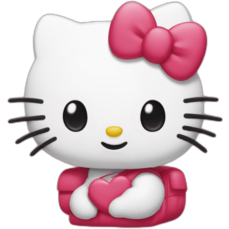 Coca hello kitty emoji