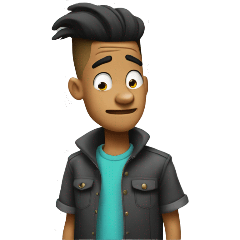 Hey Arnold cartoon emoji