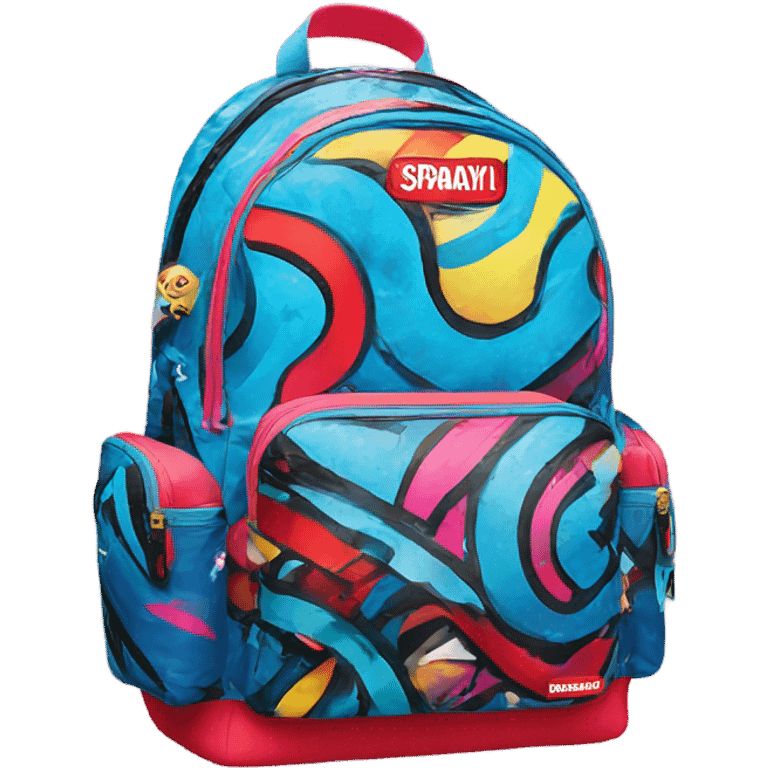 Sprayground backpack emoji