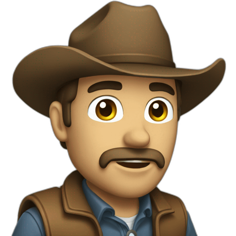 coding cowboy emoji