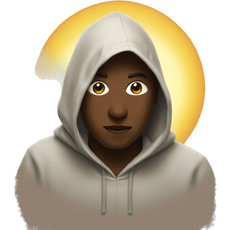 hood over sun emoji