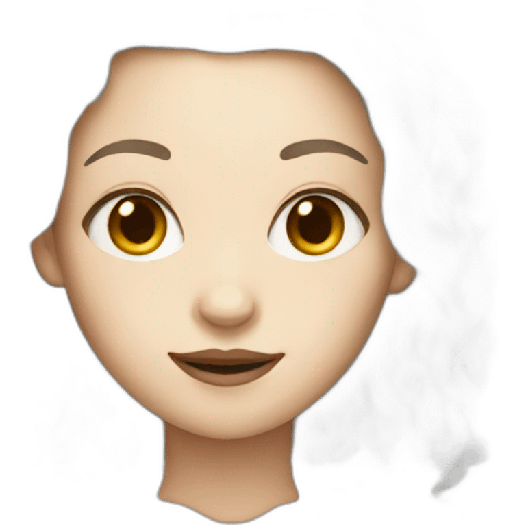 white witch with brown pixie hair emoji