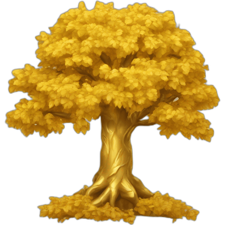 golden tree emoji