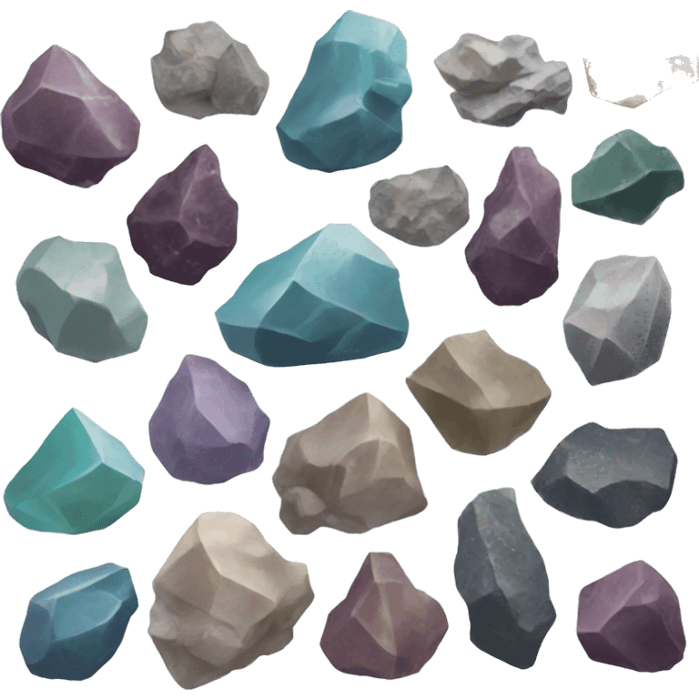 A handful of minerals emoji