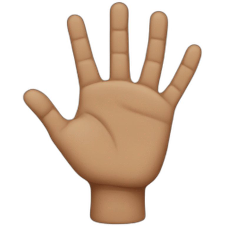 six fingers emoji