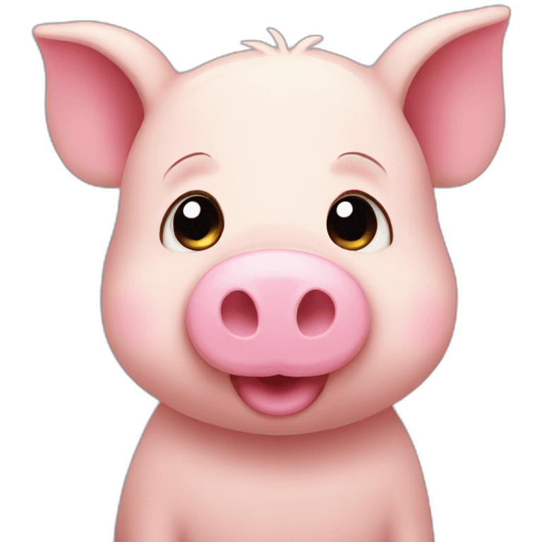 Teddy pig emoji