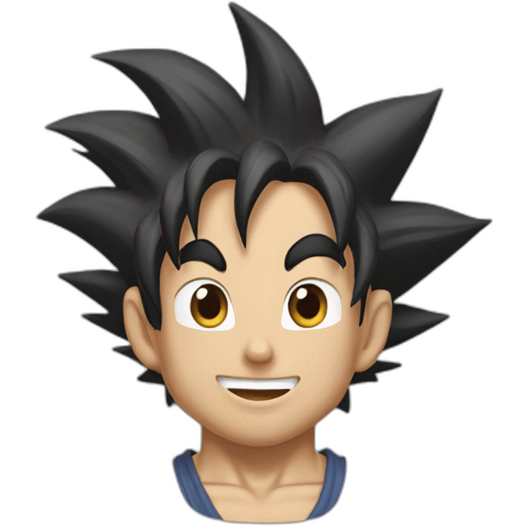 does goku clean nuts? emoji