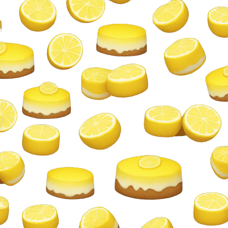 Lemon cake emoji