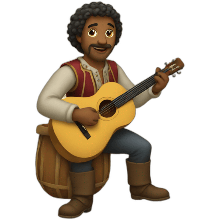 Troubadour emoji