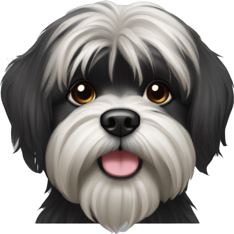 Black Lhasa Apso  emoji