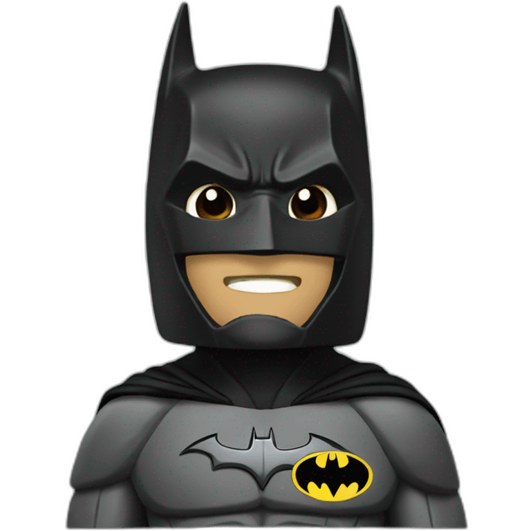 Batman with zigaret emoji