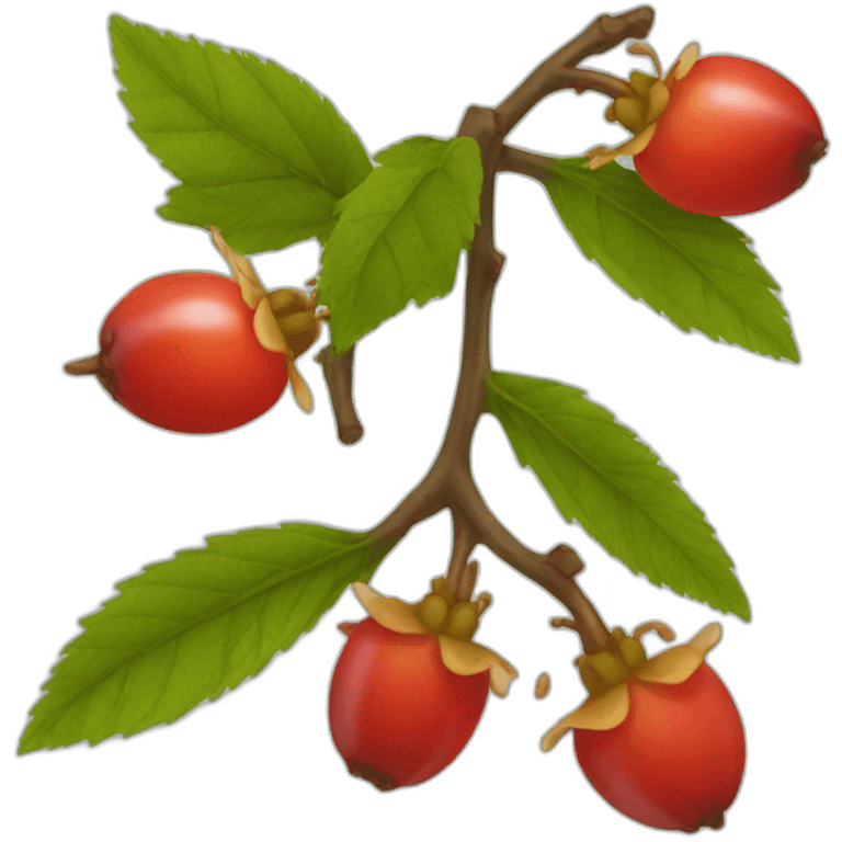 rosehip emoji