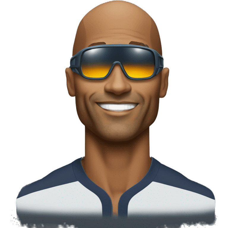 David goggins wearing solar eclipse glasses emoji