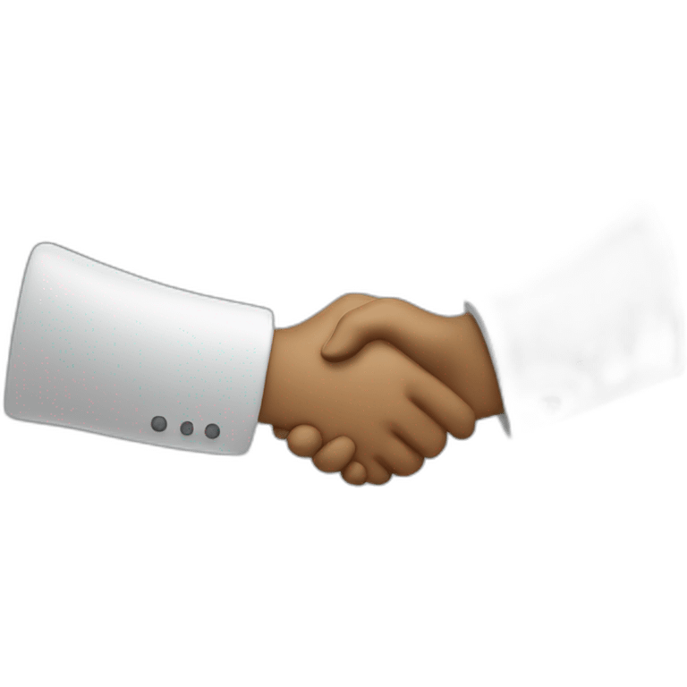 awesome handshake emoji