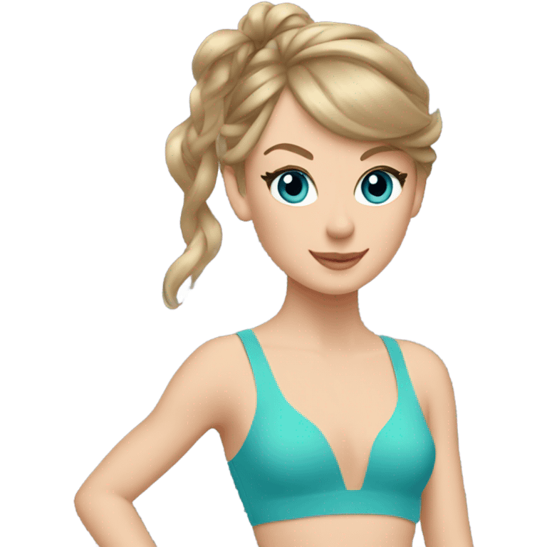 Taylor Swift doing gymnastics  emoji