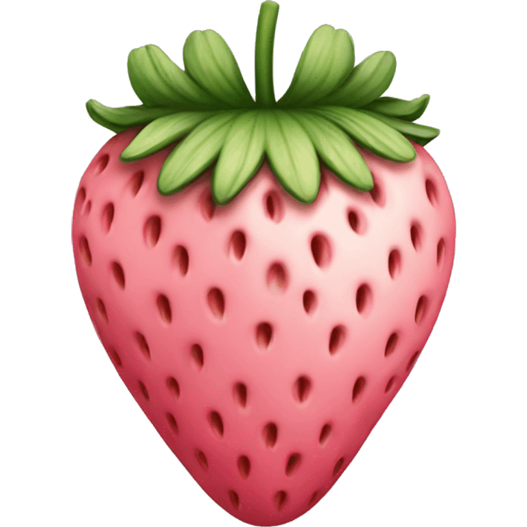 Light Pink strawberry emoji