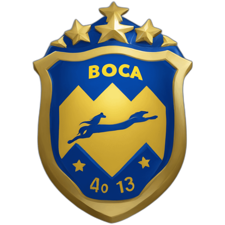 escudo del club atletico boca juniors emoji