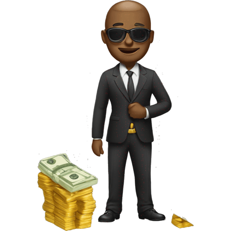 rich with money emoji