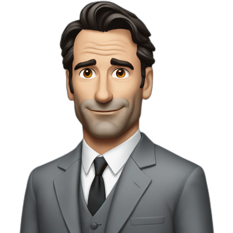 Jon hamm in suit emoji