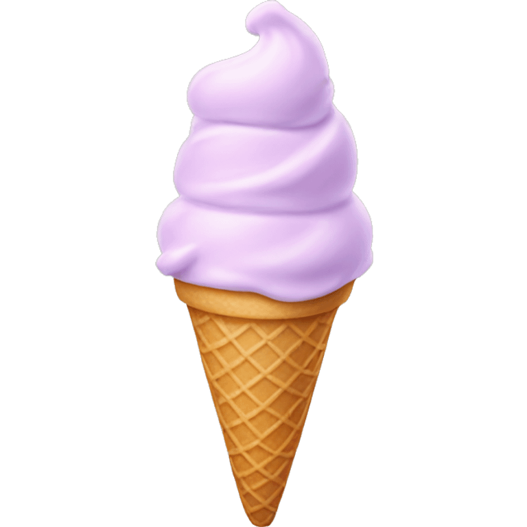 Pastel ice cream cone  emoji