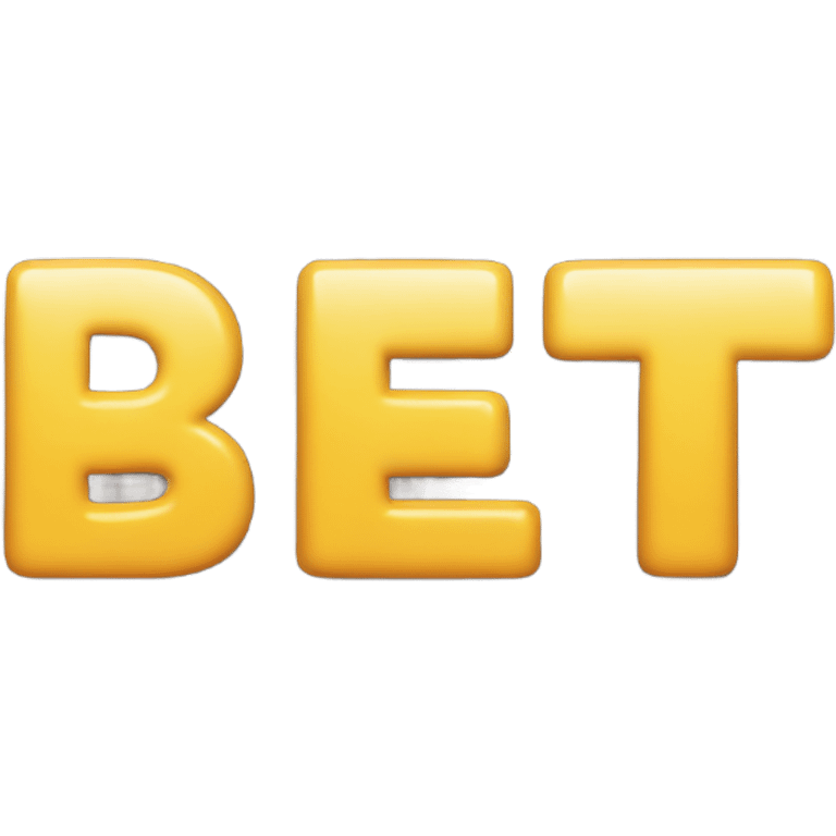 Sign that says BET emoji