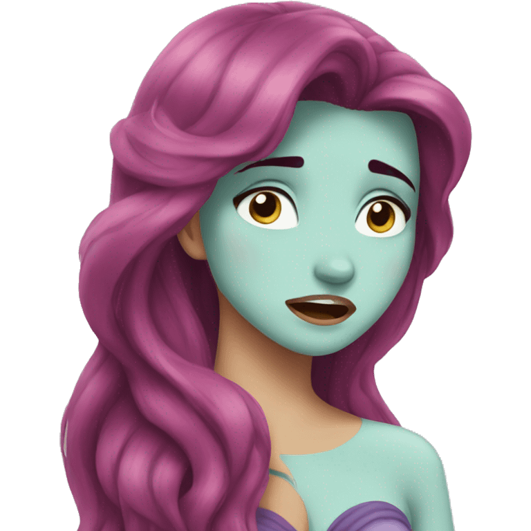 Ariel crying  emoji