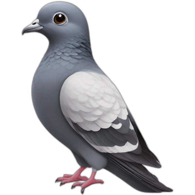 Pigeon bisous fille emoji