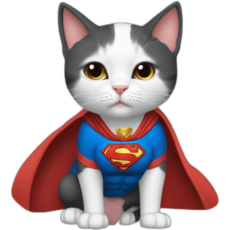 ￼ Superman cat  emoji