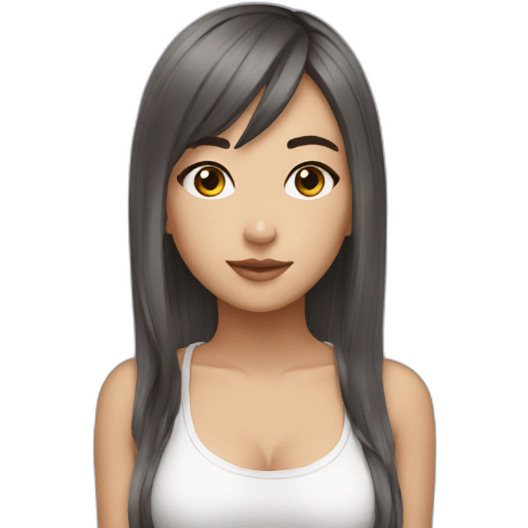 Otaku sexy girl emoji