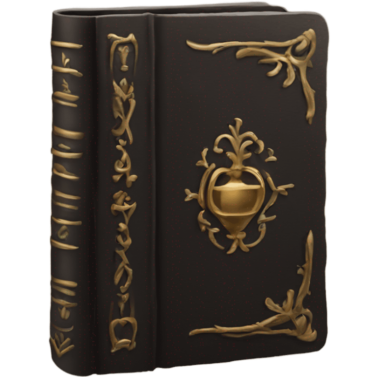 luxury dark book emoji