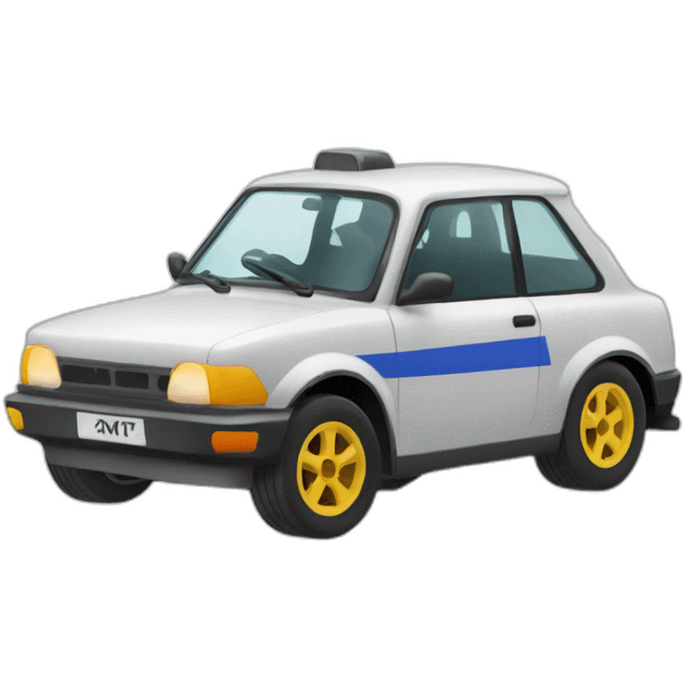 Voiture de rallye  emoji