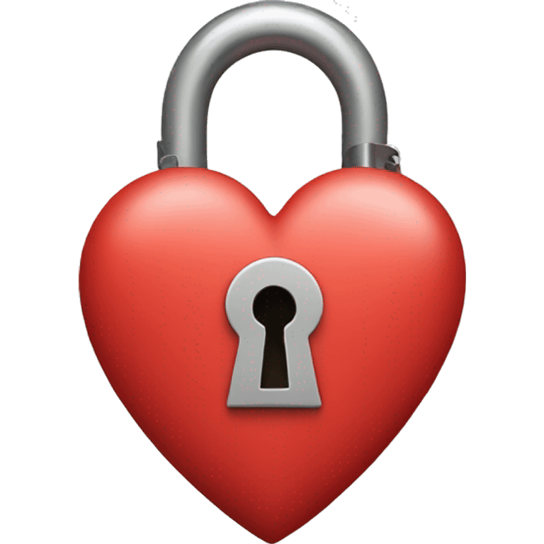 A heart with a lock/key symbol emoji