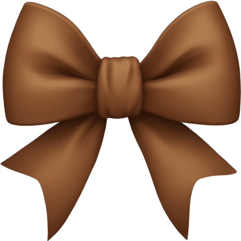 brown bow  emoji