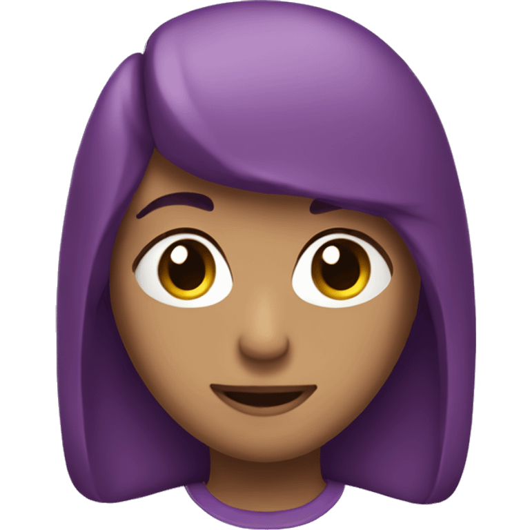 Corazón morado claro  emoji