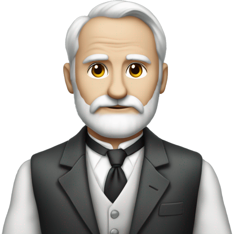 Ivan Pavlov in a suit with his arms crossed emoji