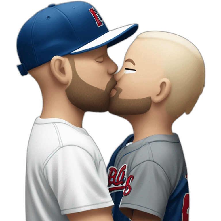 Fred Durst kissing Johnathan Davis emoji