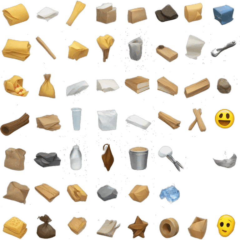 Material and resources one pack  emoji