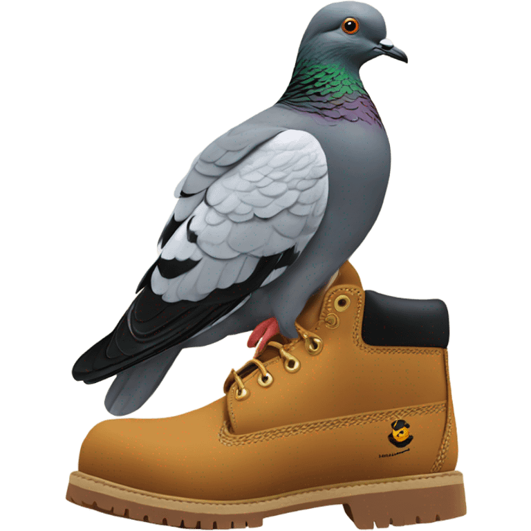 New York pigeon Yankee fitted and timberlands emoji