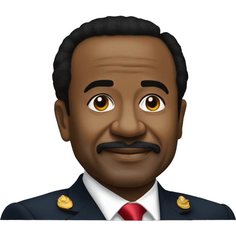 Paul Biya sur le bateau emoji