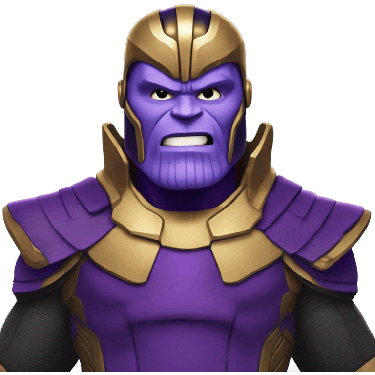 Thanos, character from Squid Game season 2. Netflix emoji