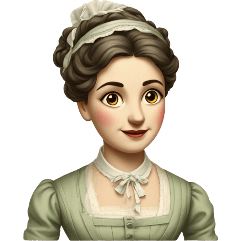 seamstress of the late 19th century emoji