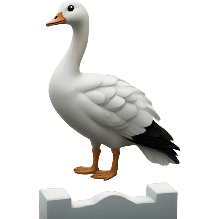 goose at the cemetery  emoji