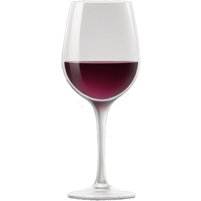 minimalist wine glass  emoji