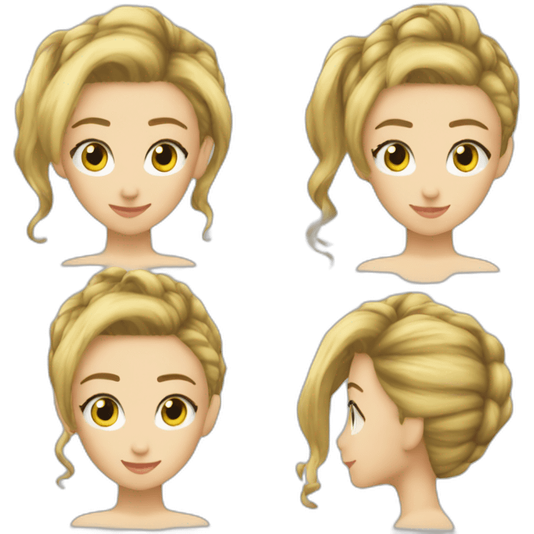 Miley Cyrus cheveux ling emoji