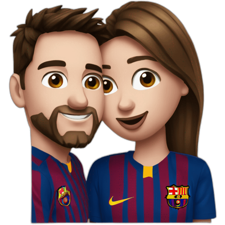 Messi kiss antolenna emoji