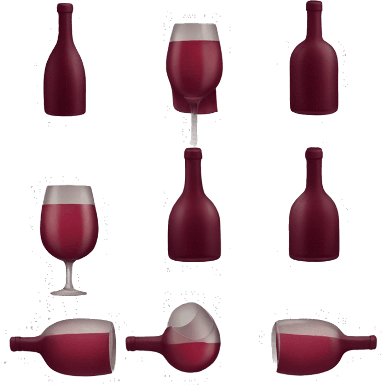 Wine red colour emojis  emoji